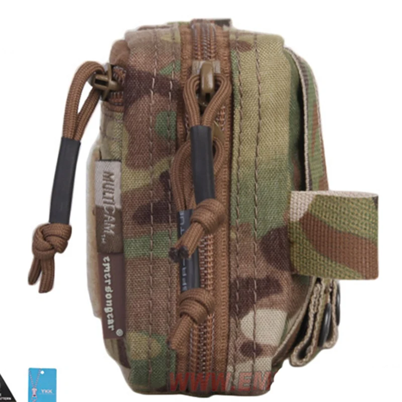 Emersongear bolsa de herramientas de caza Molle Emerson bolsa de cintura para desechos enchufables equipo de combate EM8337C Multicam Coyote Brown - imagen 3