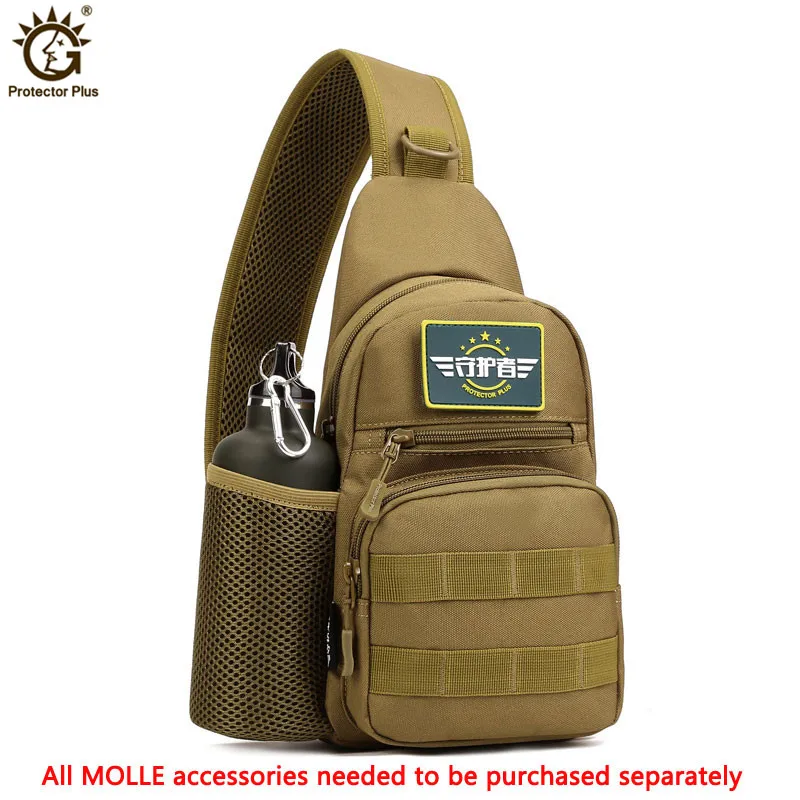 Bolso de hombro táctico militar, mochila con eslinga, ejército, senderismo, Camping, deportes al aire libre, bolsa de pecho, viaje, Trekking, mochila de caza - imagen 2