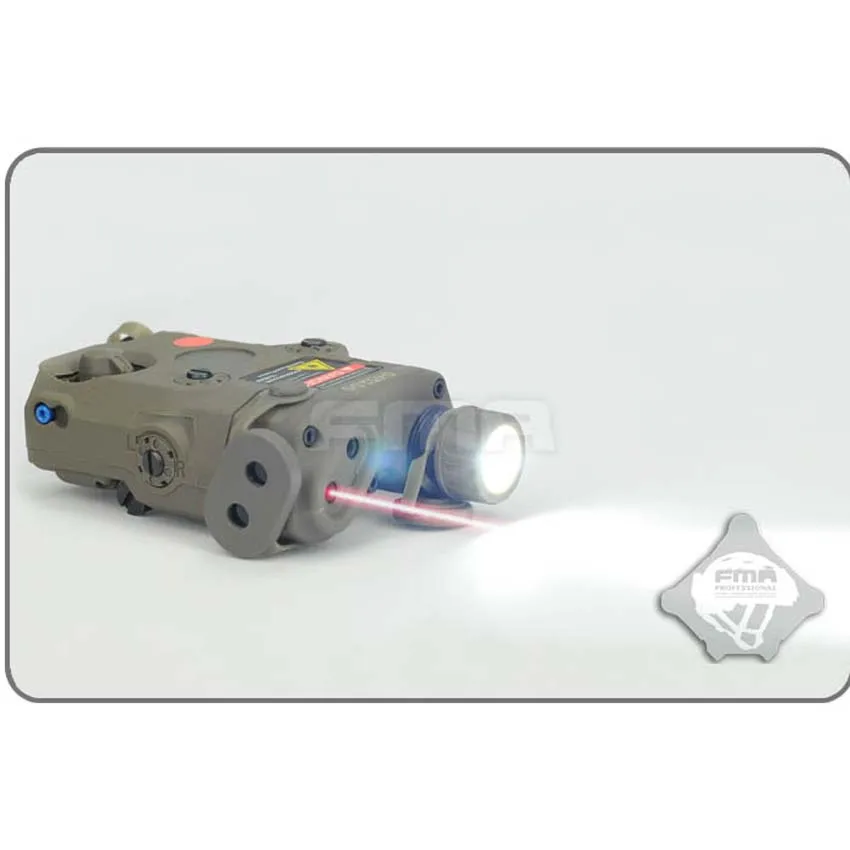 FMA-Nueva versión mejorada de AN-PEQ-15, luz LED blanca + láser rojo con lentes IR, accesorios para casco táctico militar, envío gratis - imagen 3