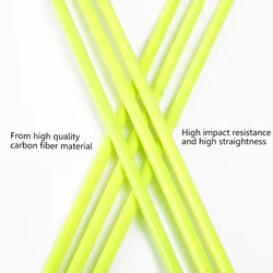 12 Uds. Pernos de flecha de carbono de 30 pulgadas arco compuesto de caza ID6.2 columna vertebral 500 + 6 uds LED iluminado tiro con arco Nock suministros de tiro con arco duraderos