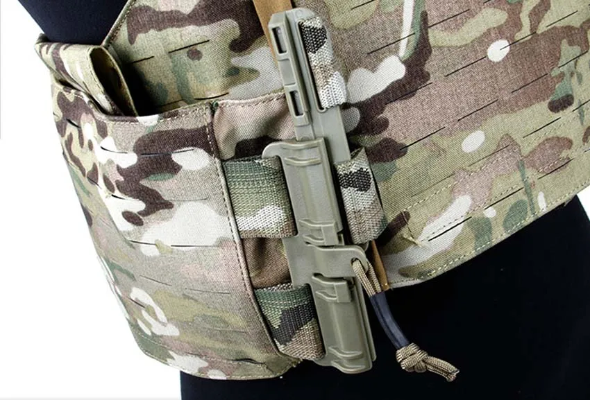 Chaleco táctico, hebilla deslizante de liberación rápida, módulo de tira MOLLE, tira de plástico, conector de bisagra de repuesto, 1 Uds. - imagen 3