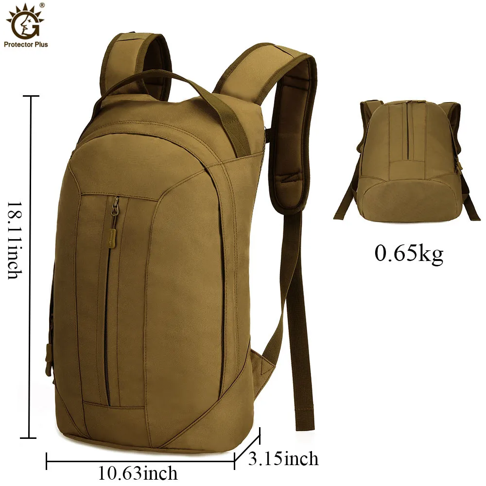 Mochila táctica de nailon, 25L, Cool Camping Gear 1000D, Molle, senderismo, bicicleta, deportes al aire libre, ciclismo, escalada, bolsa de camping - imagen 3