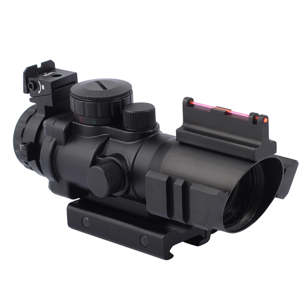 SPINA OPTICS-mira telescópica táctica 4x32 Acog, visor óptico de reflejo de cola de milano de 20mm para caza - imagen 3