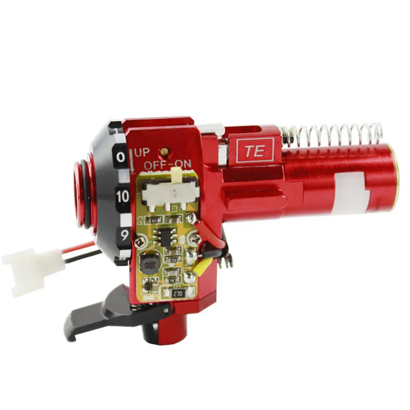 VULPO CNC aleación de aluminio Hop Up Chamber con LED para Airsoft AEG M4 M16 accesorios de caza - imagen 3