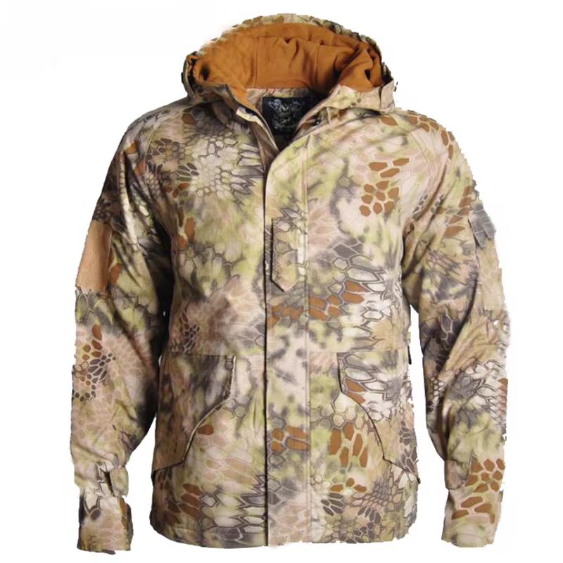 Chaqueta táctica camuflaje G8 con capucha para hombre