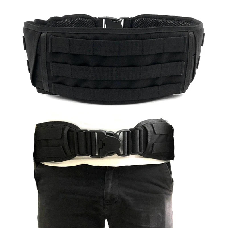 Cinturón táctico multifuncional para deportes al aire libre, equipo militar de Paintball Airsoft de alta resistencia, cinturón de nailon ajustable de 90cm-150cm