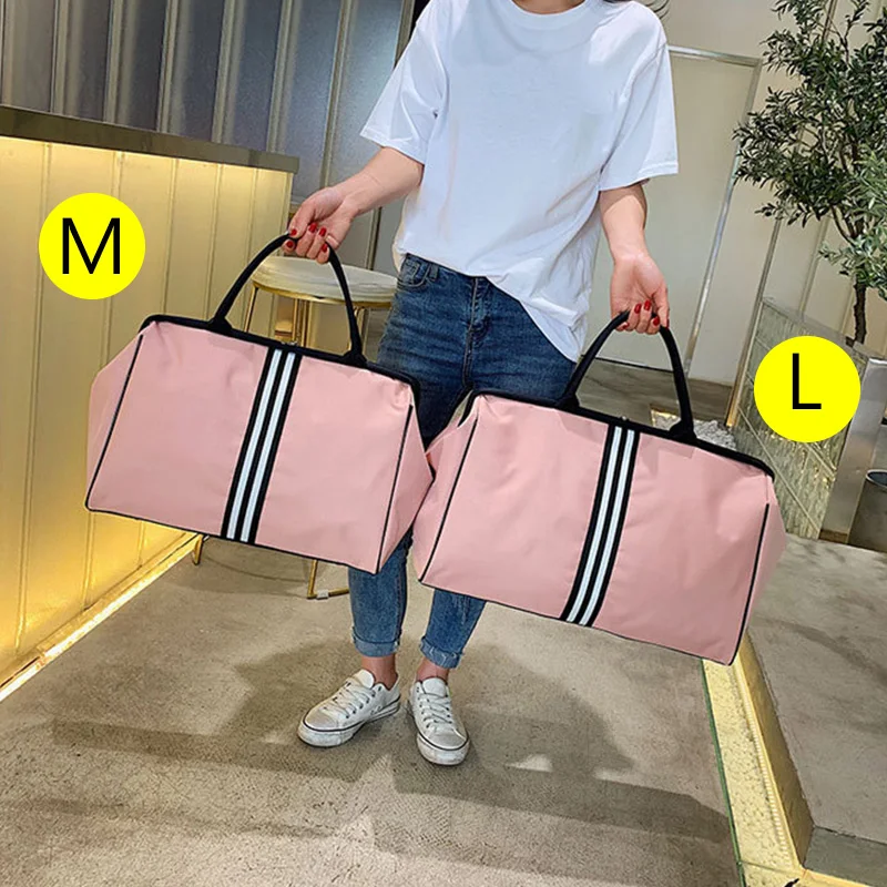 Bolsa De viaje a rayas, bolsa De gimnasio para Fitness, equipaje De viaje, bolso De deporte para mujeres y hombres, bolso De hombro para deportes al aire libre XA46A - imagen 3
