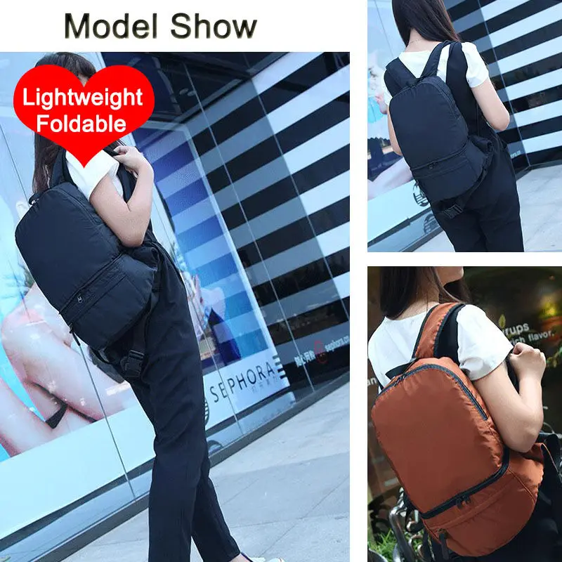 Mochila ligera y plegable, riñonera ultraligera para acampar, deportes al aire libre, senderismo, viaje, senderismo y escalada - imagen 4