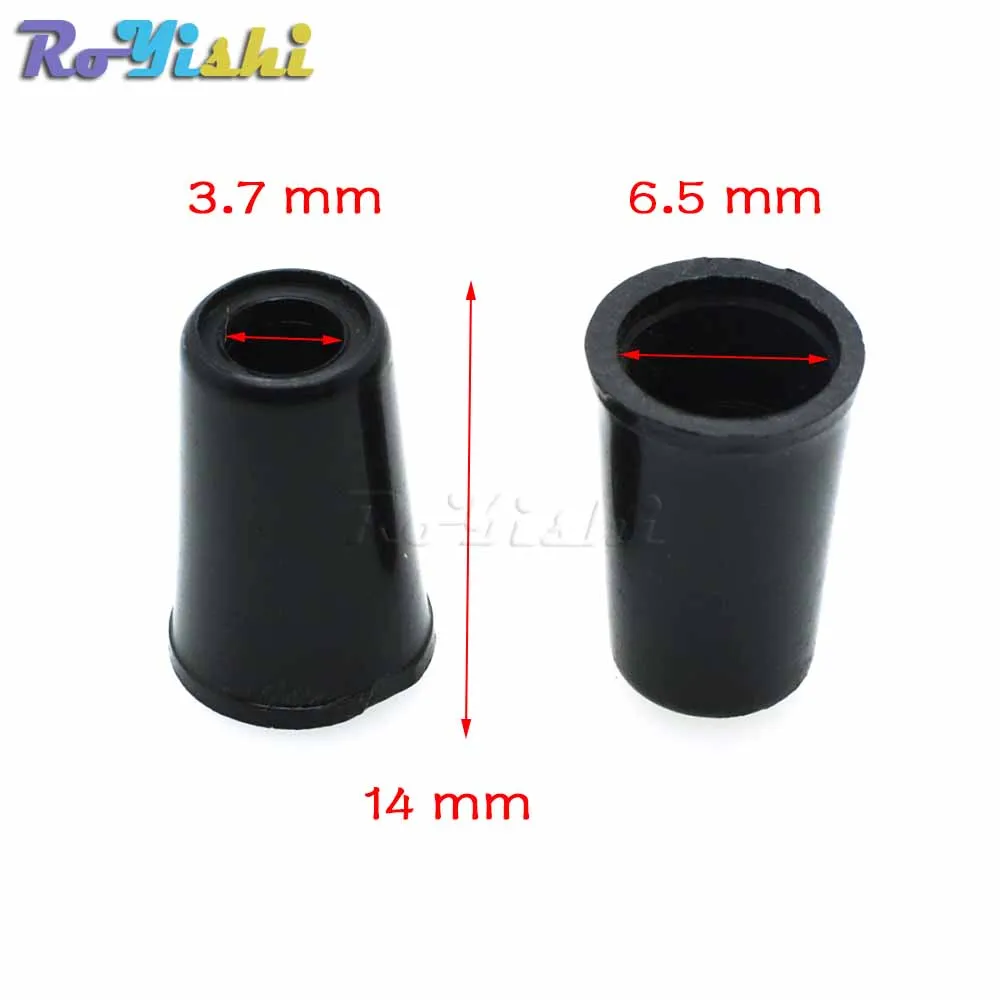 Tapón de campana sin tapa, cierre de cable, plástico, negro, tamaño del agujero: 100mm, 3,7 unids/lote por paquete - imagen 2