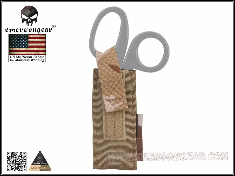 Emerson-Bolsa de tijera médica portátil, Accesorio militar duradero, para Airsoft, caza, Molle, EM6367 - imagen 2