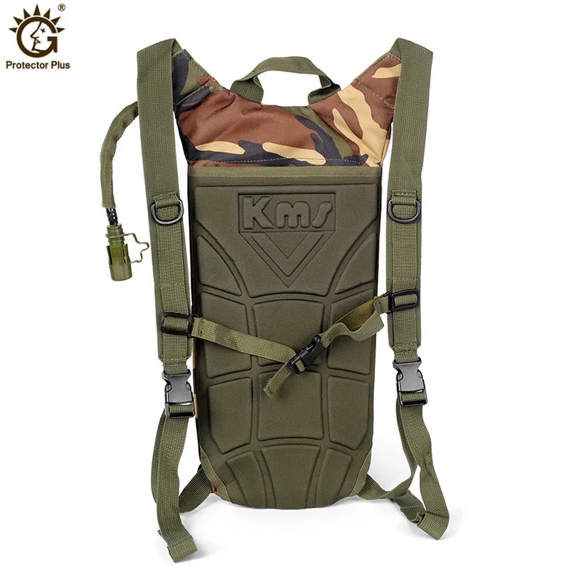 Mochila de hidratación táctica para hombre y mujer, bolsa de agua militar de 3L, para correr al aire libre, ciclismo, Camping, sistema de bebida - imagen 3