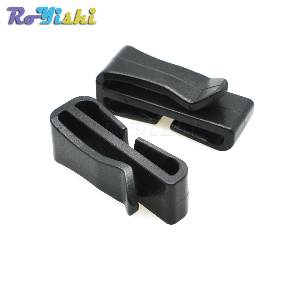 Hebilla de deslizamiento rápido para mochila táctica Molle, correa de ajuste, color negro, 1 "(25mm), 25 unids/paquete - imagen 4