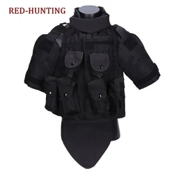 Chaleco antibalas táctico USMC Desert con portaplacas MOLLE ligero