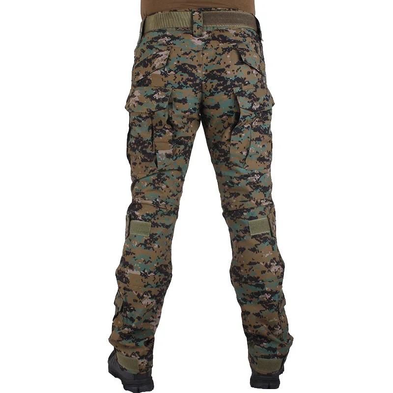 VULPO-pantalones de combate Digital de camuflaje para hombre, pantalones tácticos de caza con rodilleras extraíbles - imagen 3