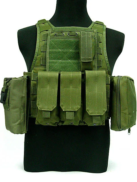Wolf Slaves-chaleco táctico 027, equipo de juego de guerra, portador de placa, chaleco de combate para CS Airsoft Equipment - imagen 4