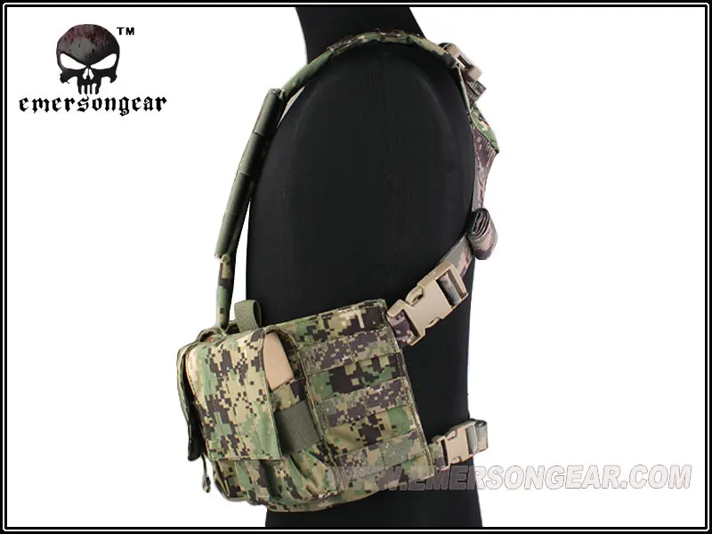 Emersongear-Chaleco de combate militar LBT1961K estilo 7,62, aparejo de pecho táctico, AOR2, EM2978B - imagen 3