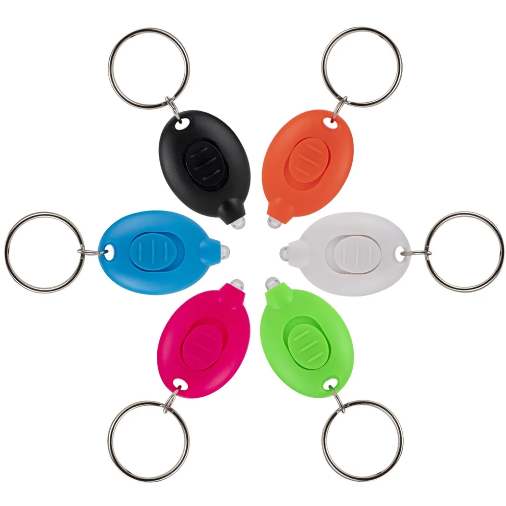 Llavero con luz Led, Mini luz blanca Popular y multicolor, mochila escolar para niños, mochila, escaleras, iluminación de emergencia, lámpara de linterna - imagen 2