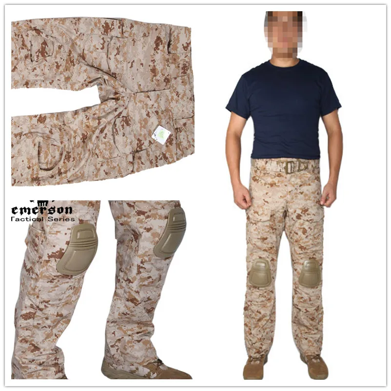 Emerson-pantalones de combate tácticos bdu G3, pantalones Emerson BDU AOR1 con rodillera - imagen 2