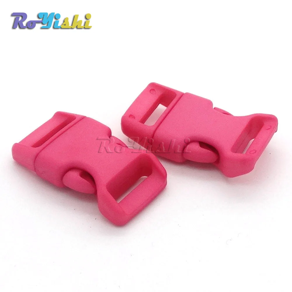Hebillas de Liberación lateral contorneadas para pulseras Paracord, 100 unids/lote/paquete, 5/8 pulgadas - imagen 5