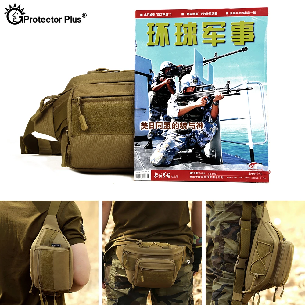Riñonera táctica multifunción para exteriores, bolsa de pecho de combate militar, Camping, deporte, caza, impermeable - imagen 5