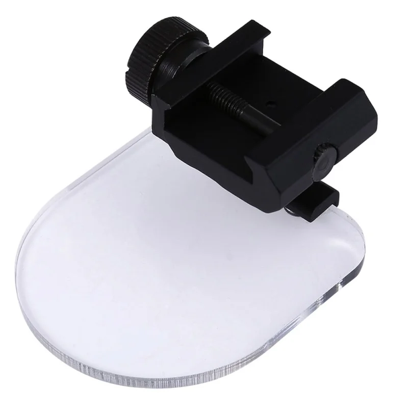 Protector de lente para rifle de caza, mira telescópica de punto rojo con montaje en Riel, Protector de lente transparente a prueba de balas - imagen 3