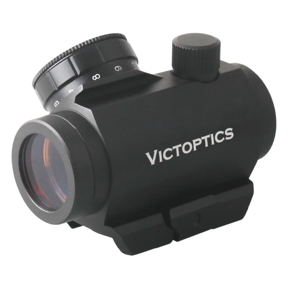 VictOptics 1x22 caza punto rojo alcance Reflex colimador vista caza mira telescópica para AR15.223 5,56mm armas de fuego y juego Airsoft 3MOA - imagen 4