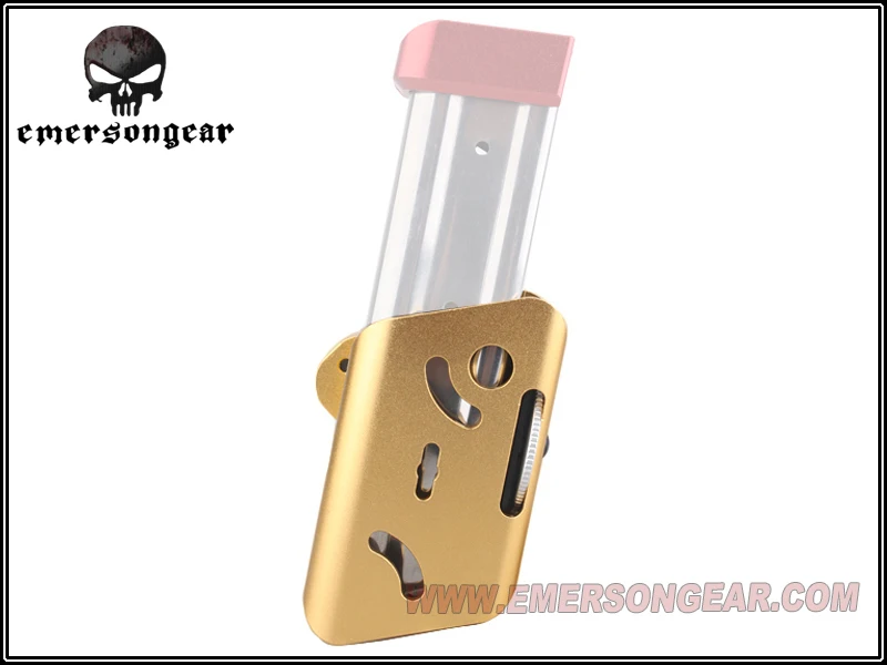 Bolsa para revistas CNC Airsoft Aluminio IPSC, rotación de 360 grados, Glock Hi-CAPA BD6280 - imagen 5