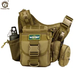 Bolsa mensajero táctico camuflaje nailon ripstop