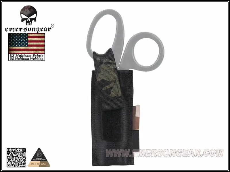 Emerson-Bolsa de tijera médica portátil, Accesorio militar duradero, para Airsoft, caza, Molle, EM6367 - imagen 3