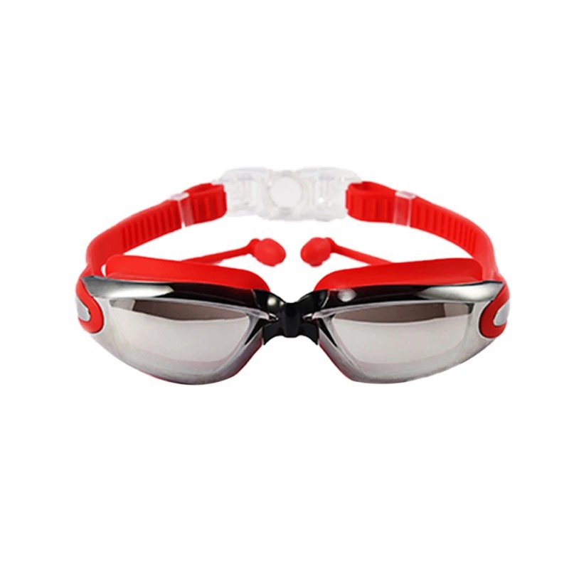 Gafas natación antiniebla impermeables con tapones silicona outdoor unisex - imagen 5