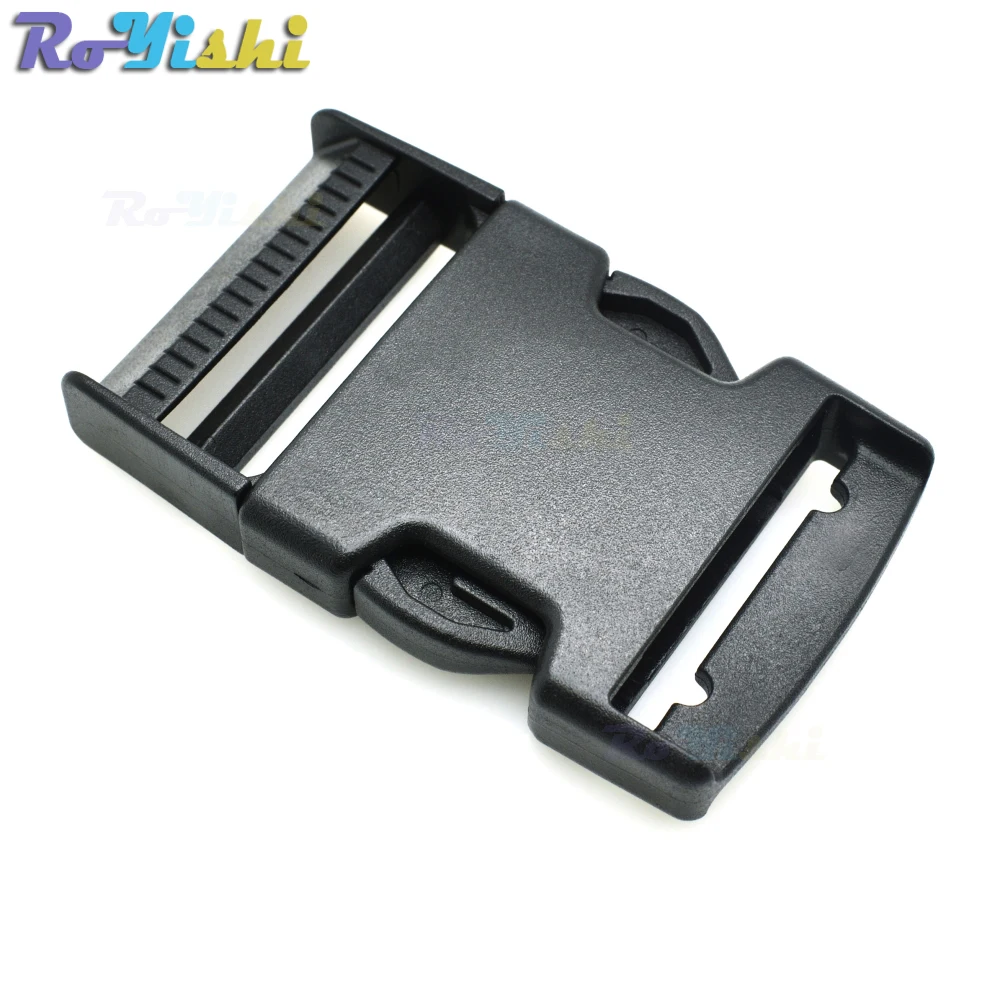 Hebilla de Liberación lateral de plástico para correas de mochila, 1-1/2 "(40mm), color negro - imagen 4