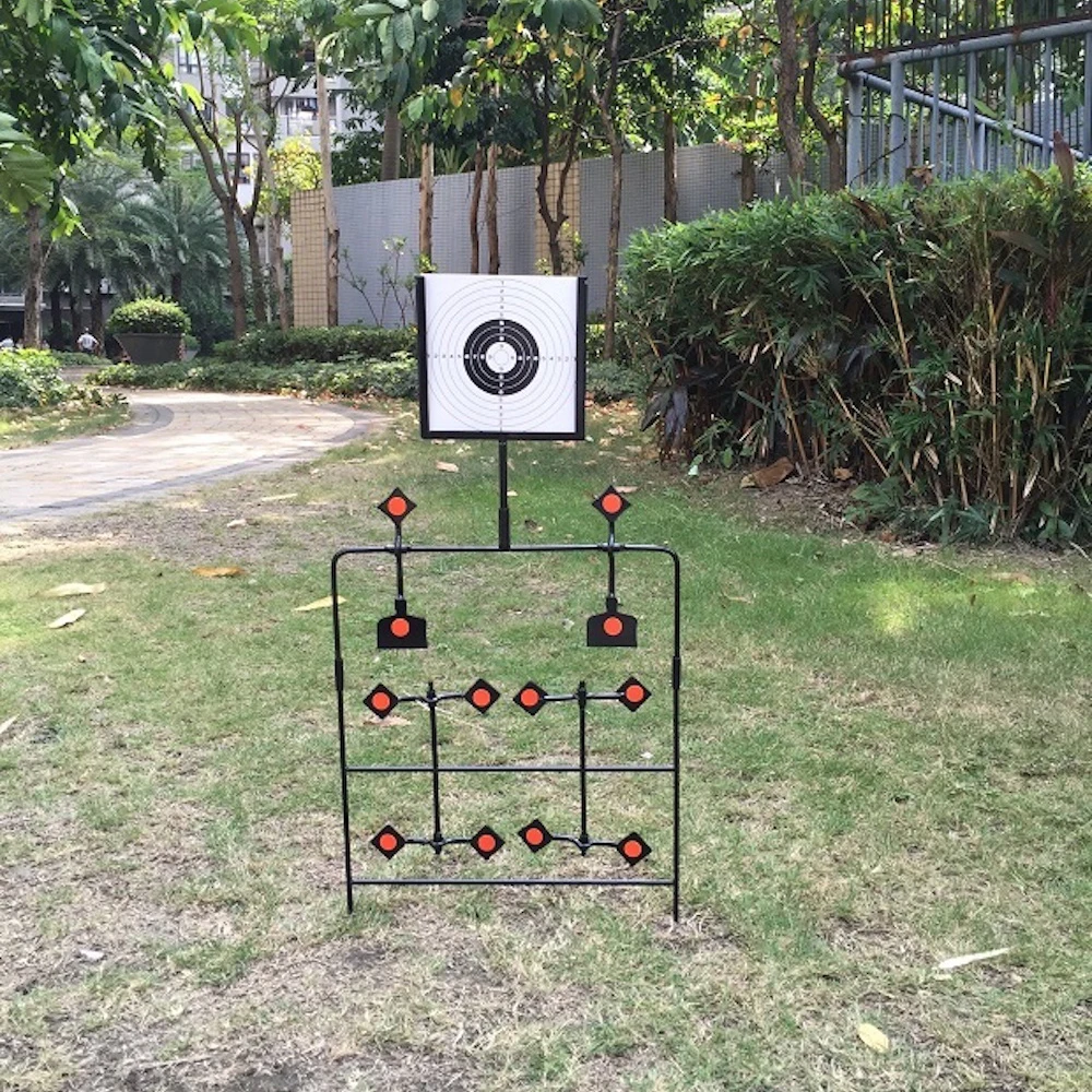 Objetivo de pistola de caza adecuado para disparar paintball, 12 piezas pequeñas, se puede usar en la parte delantera, 24 pegatinas - imagen 2