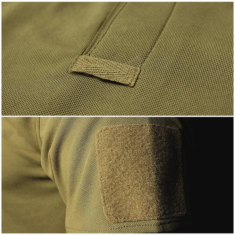 MEGE-Polo táctico de la Fuerza Aérea para hombre, Camiseta corta militar informal, polo de verano - imagen 3