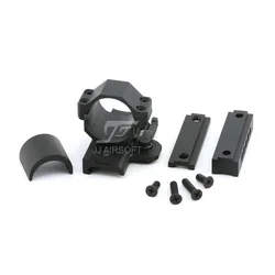 JJ Airsoft A.R.M.S. Anillo de palanca 30mm con elevador