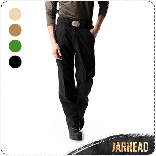 Pantalones de combate para hombre, pantalón de entrenamiento con múltiples bolsillos, para ocio al aire libre, táctico, a cuadros, SWAT, talla S-XXXL, 74273 - imagen 3