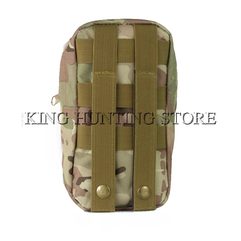 Chaleco Multicam táctico Molle, bolsa EDC de cintura deportiva, soporte para teléfono móvil, bolsa de caza de tiro - imagen 3