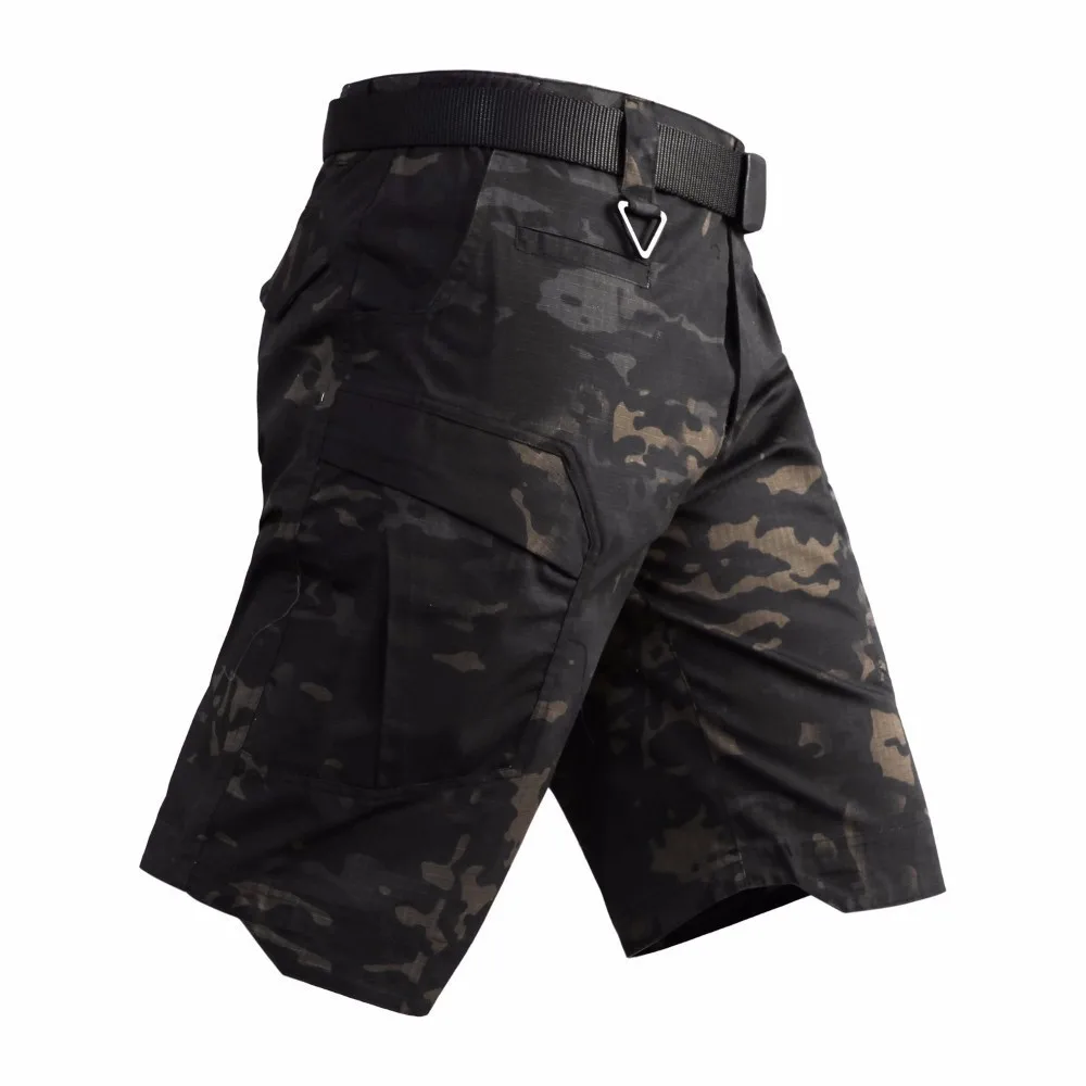 Pantalones cortos de combate de camuflaje táctico para hombre, pantalón de verano para exteriores, acampada, senderismo, pesca, caza, deportes de trabajo - imagen 3
