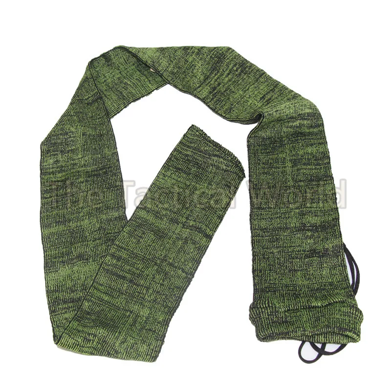 Funda de punto a prueba de humedad para Rifle, calcetín de pistola, escopeta, poliéster, silicona, tratada, accesorio de caza, Airsoft, almacenamiento, 54" - imagen 4