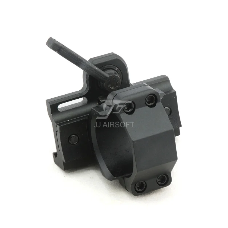 JJ Airsoft A.R.M.S. Anillo de palanca de tiro de 30mm con elevador - imagen 4