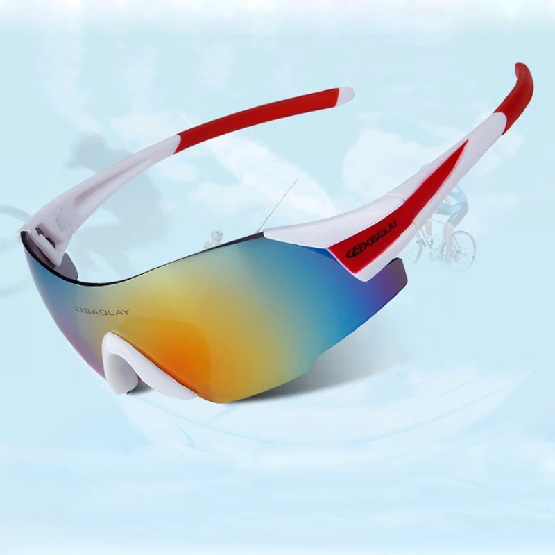 Gafas de ciclismo Sky UV400, lentes para deportes al aire libre, bicicleta de montaña, gafas de sol para motocicleta, gafas sin marco - imagen 5
