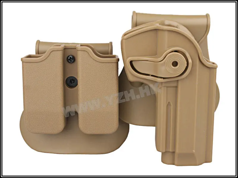 IMI DEFENSE-funda giratoria de retención de polímero, accesorio compatible con Beretta 92/96/M9 BD6102 - imagen 2