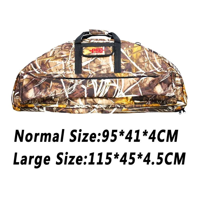 Bolsas de arco compuesto de tiro con arco de caza, estuche de equipo, bolsa de mango portátil, soporte de mochila de arco de lona - imagen 5