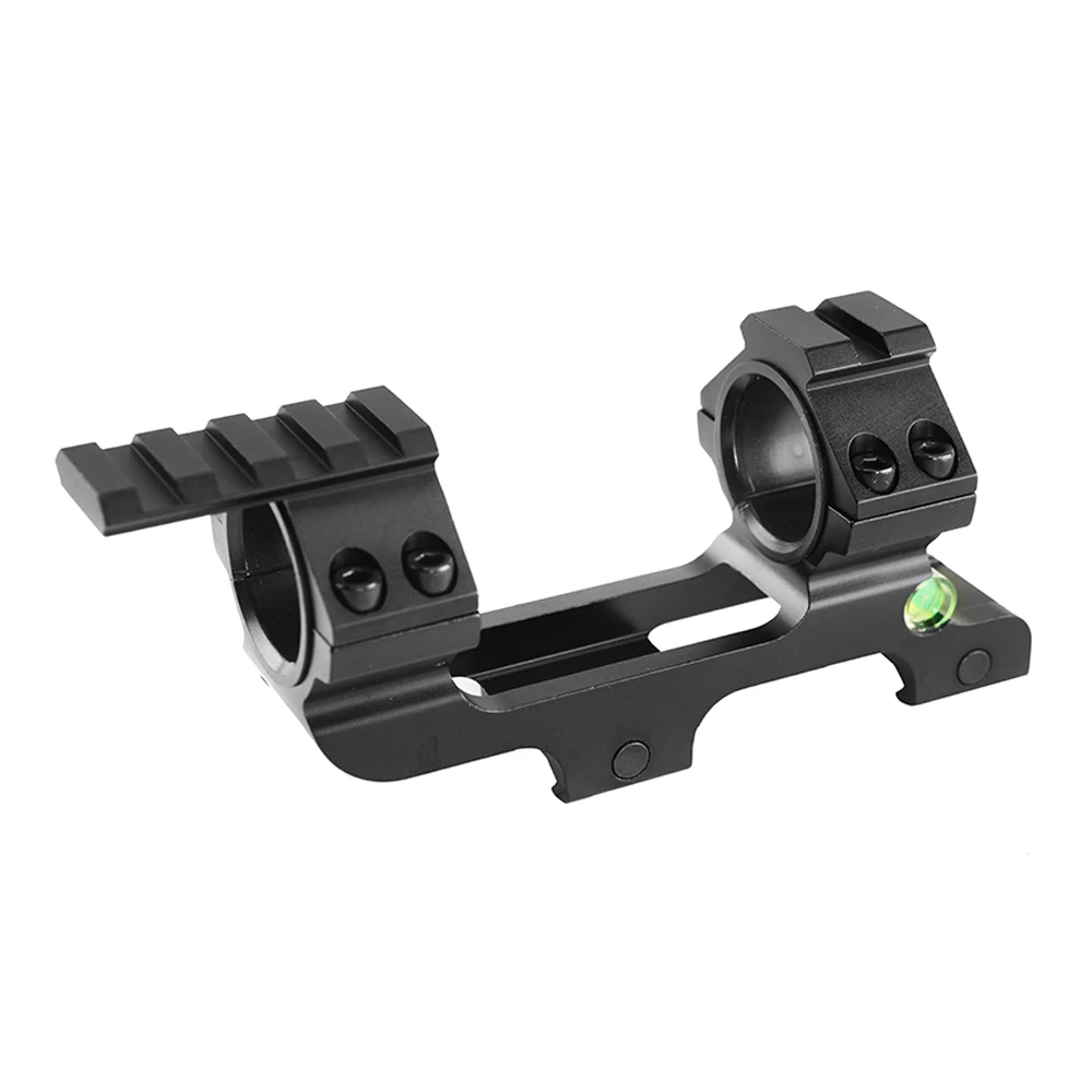 SPINA OPTICS-Montura de doble anillo con nivel de burbuja, riel Picatinny de 20 mm para Mira de Rifle táctico, 25,4/30mm - imagen 2