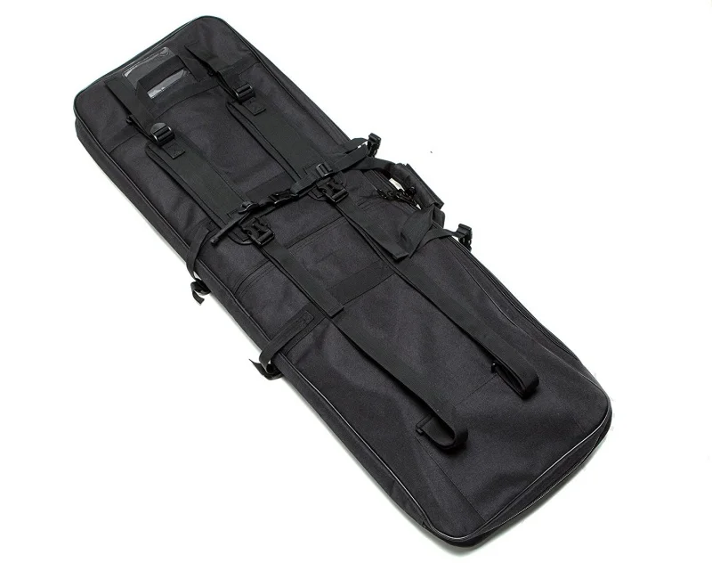 Bolsa de pistola táctica Airsoft de 100CM, mochila de caza para tiro de Paintball al aire libre, funda de protección Dual - imagen 4