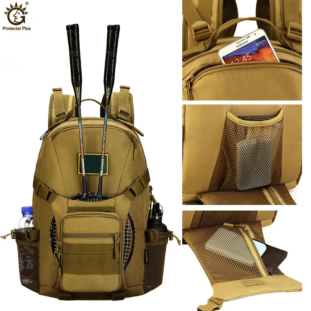 Mochila táctica militar de 35L, mochila de nailon para deportes al aire libre, Camping, senderismo, bolsa de camuflaje - imagen 5