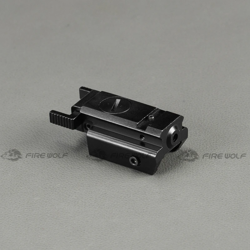 Mira láser táctica de punto rojo para caza compacta, con interruptor de presión, montaje en riel Picatinny de 20mm, Super Lazer - imagen 5