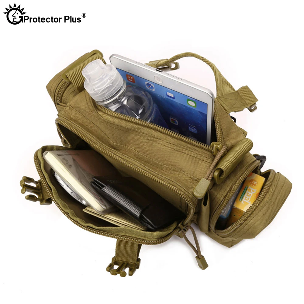 PROTECTOR PLUS Riñonera táctica 3 en 1, mochila de hombro multifuncional para senderismo y caza al aire libre, bolsa deportiva impermeable para hombre - imagen 3