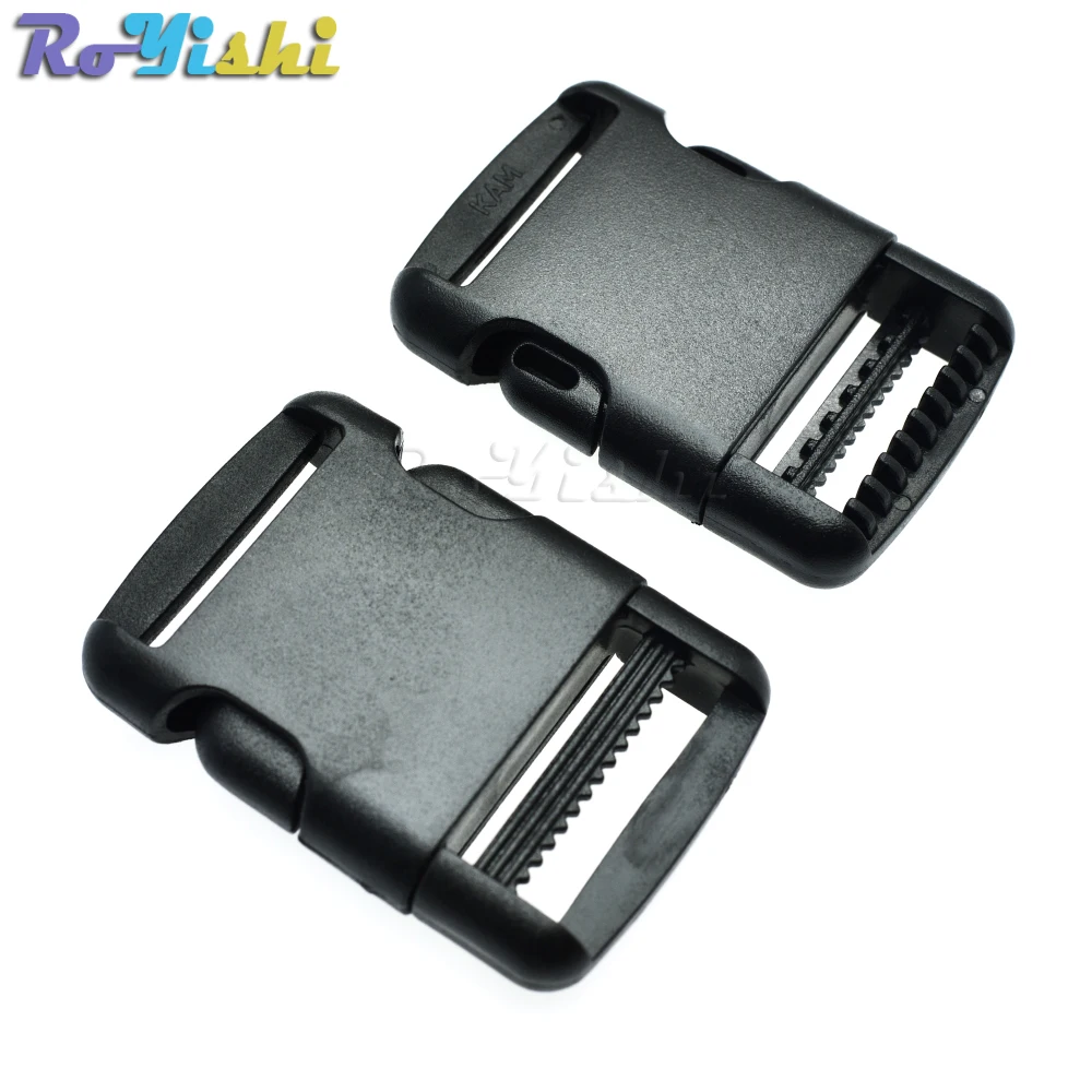 Hebilla Circular ajustable de plástico para correas de mochila táctica, 1-1/2 ", 37mm - imagen 5