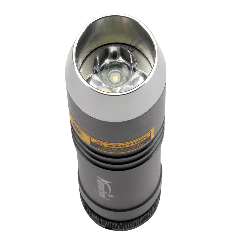 Linterna LED UV 365nm táctica multifunción con luz blanca y amarilla - imagen 4