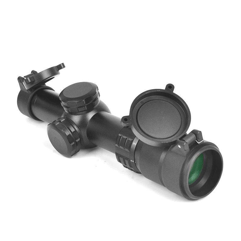 Mira telescópica para rifle con retícula Mil, caza y airsoft táctico - imagen 3
